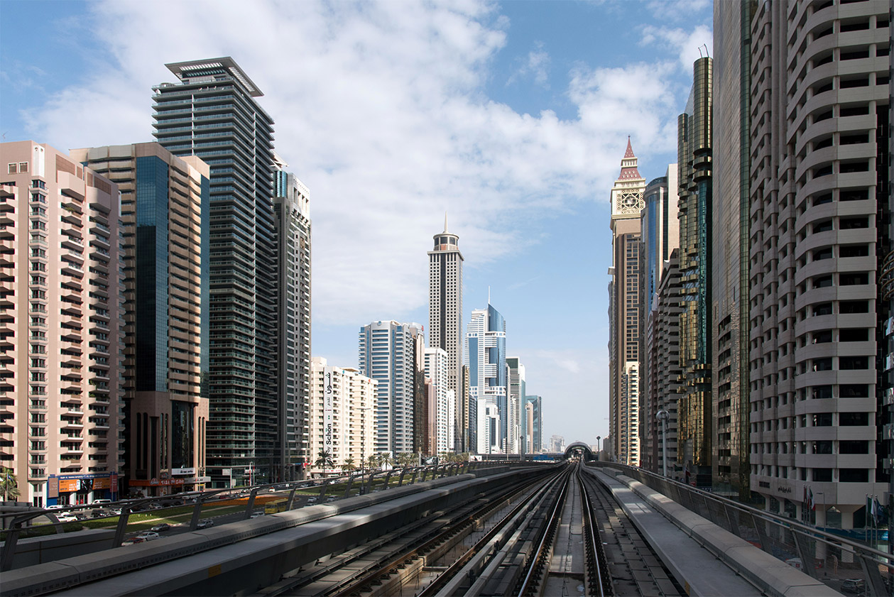 Dubai — Metro — Red Line; Dubai — Metro — Tracks and infrastructure