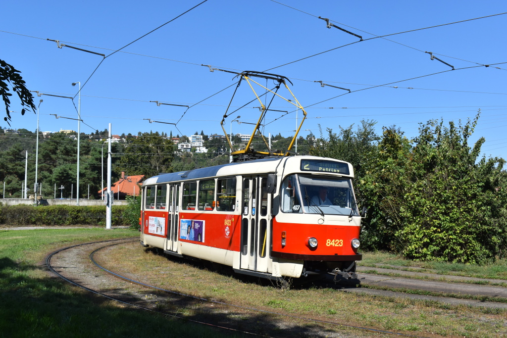 Прага, Tatra T3R.P № 8423