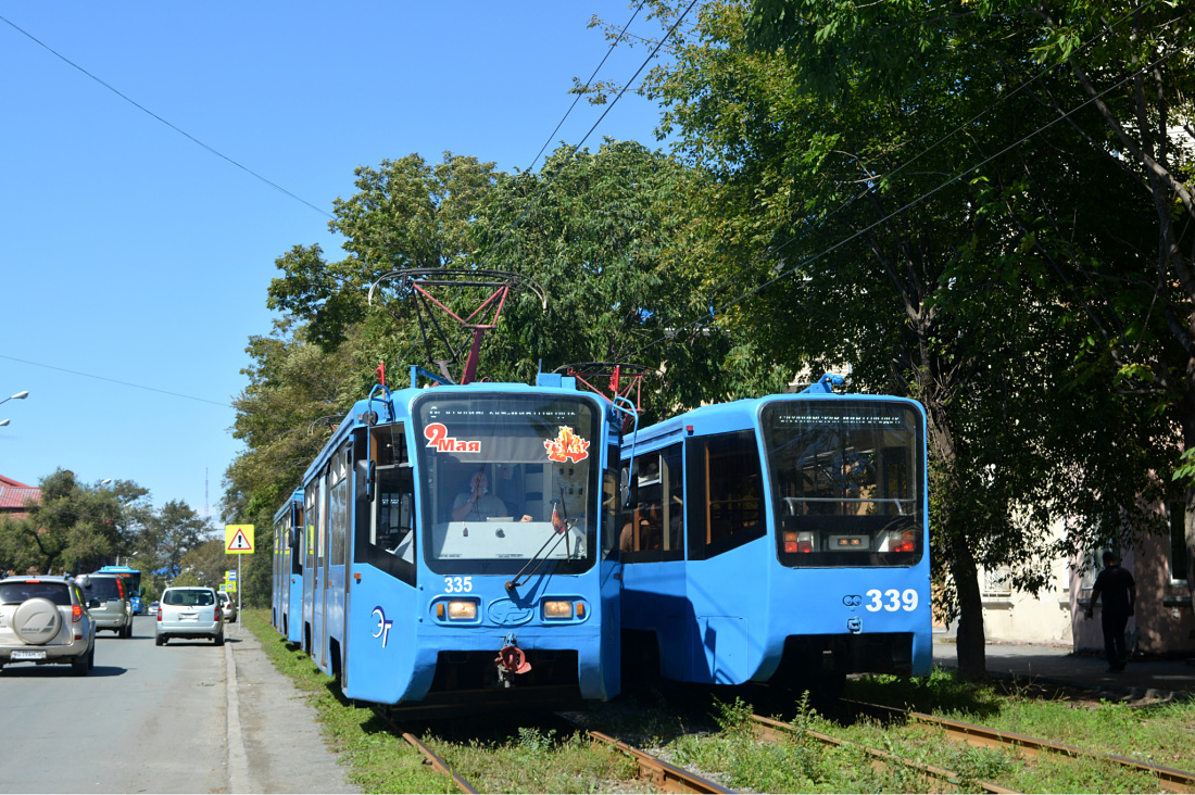 Vladivostoka, 71-619K № 335; Vladivostoka — Theme trams