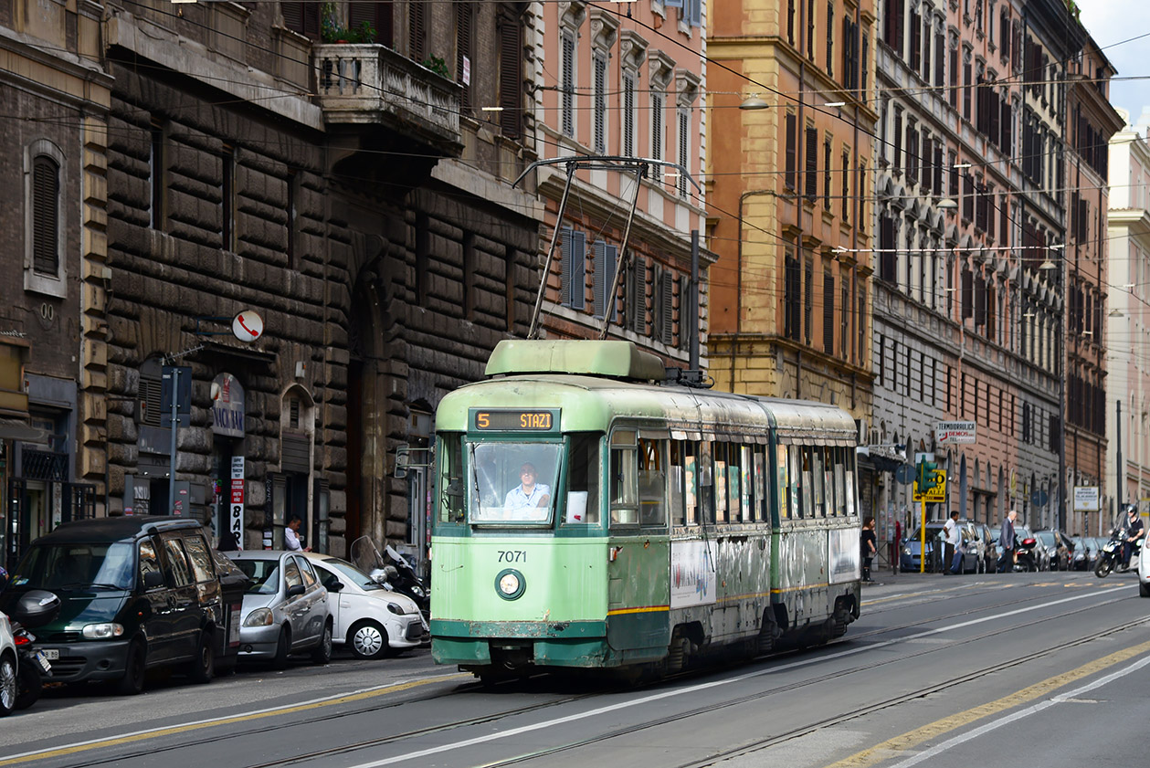 Rome, Treno Articolato Stanga (TAS) № 7071