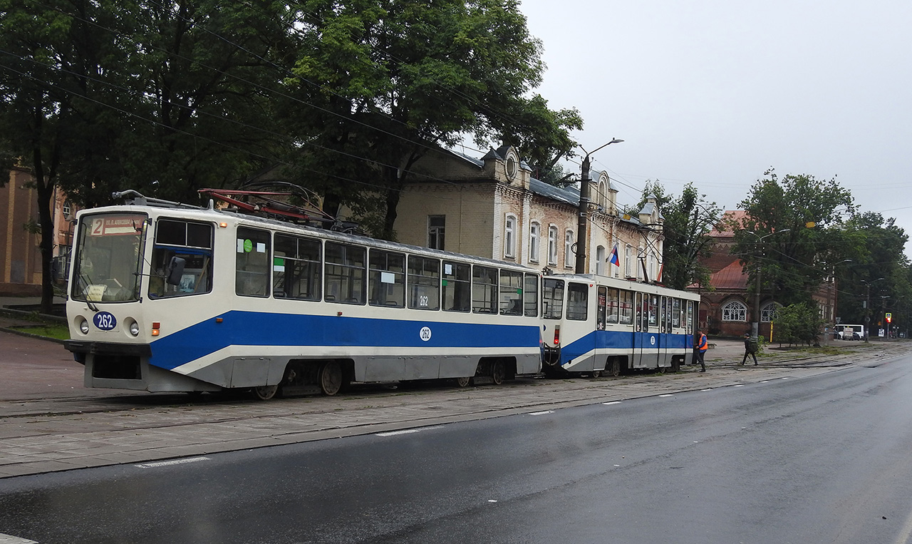 Smolensk, 71-608KM № 262; Smolensk — Shuttle traffic of trams during the repair of Nikolaev Street
