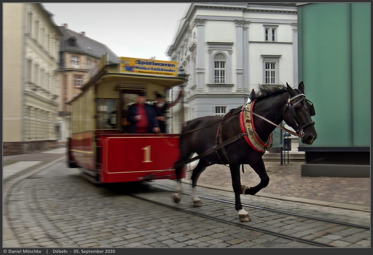 Döbeln, Horse car nr. 1; Döbeln — Creative photos • Kreativfotos