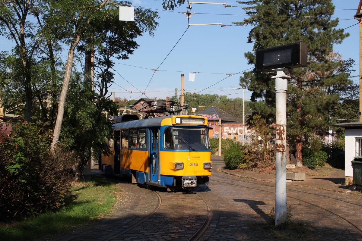 Leipzig, Tatra T4D-M1 Nr. 2160; Leipzig — Abgabe von Tatra-Wagen in die Ukraine