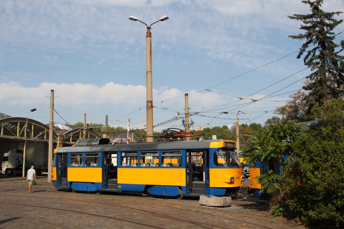 Лейпциг, Tatra T4D-M1 № 2180; Лейпциг — Отправка трамваев Tatra в Украину