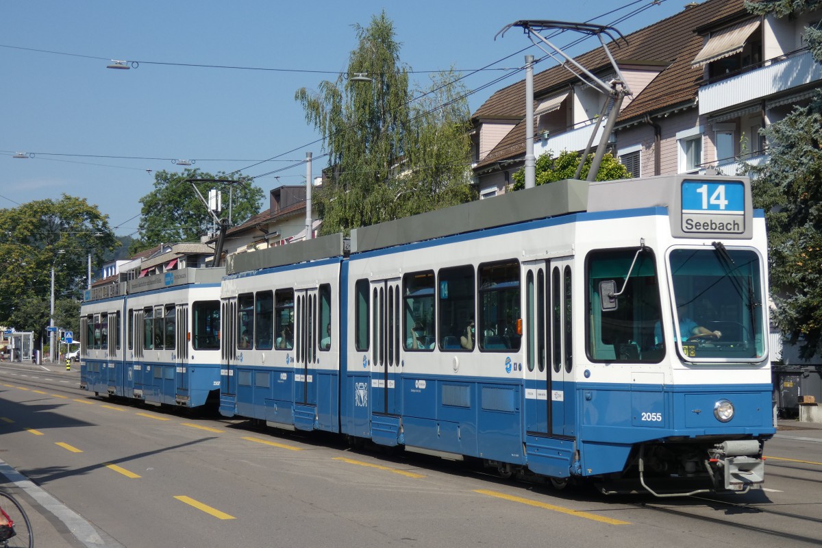 Цюрих, SWP/SIG/BBC Be 4/6 "Tram 2000" № 2055