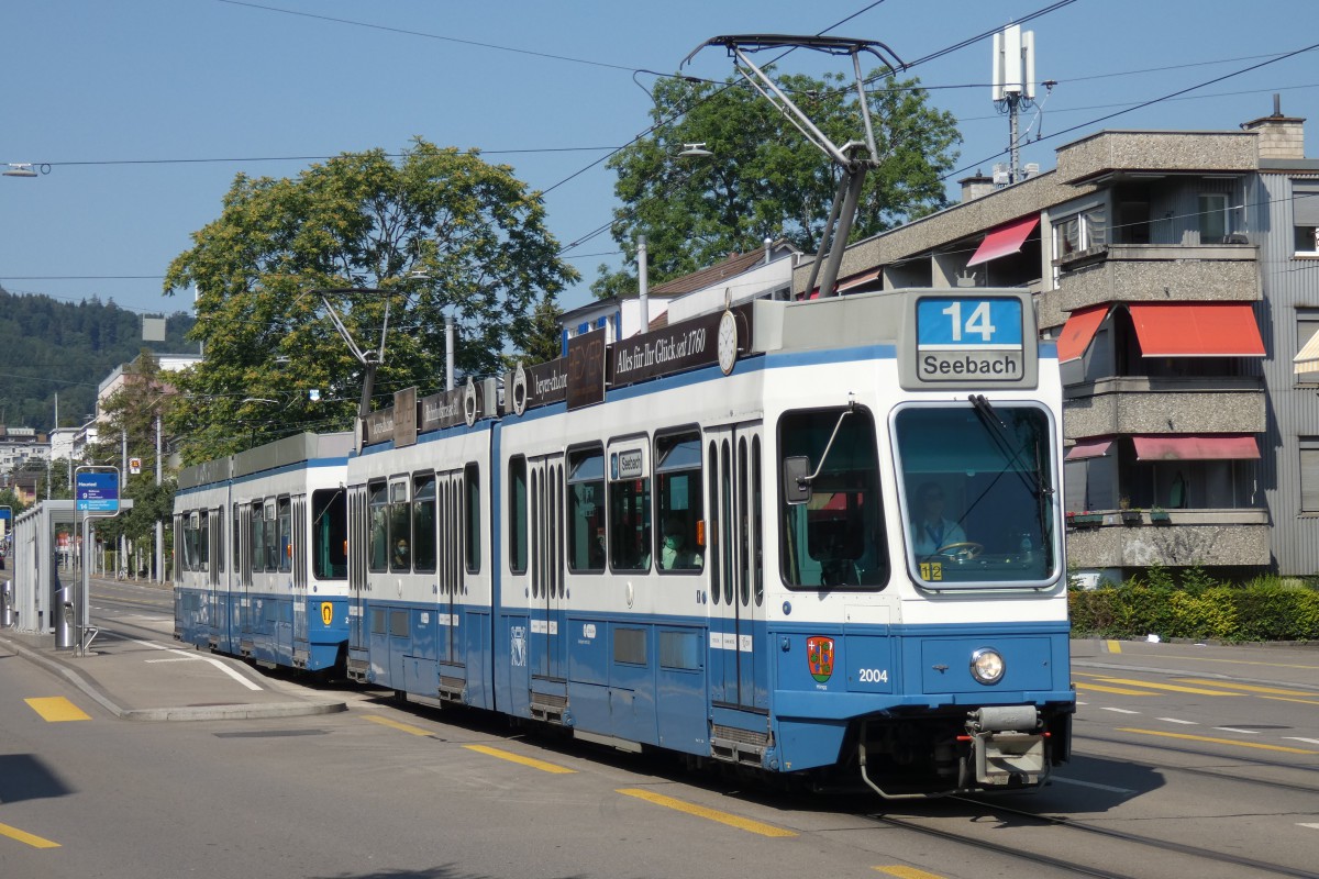 Цюрих, SWS/SWP/BBC Be 4/6 "Tram 2000" № 2004