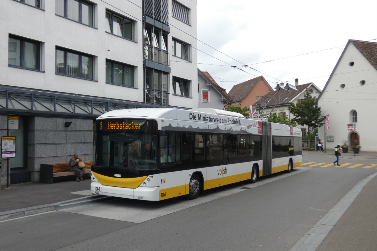 Шаффхаузен, Hess SwissTrolley 3 (BGT-N2C) № 104