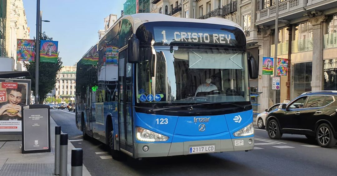 Мадрид, Irizar ie bus 12 № 123