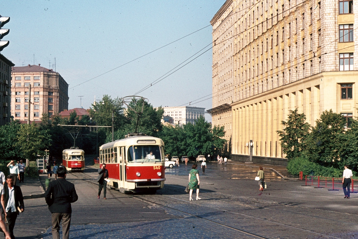 Москва, Tatra T3SU (двухдверная) № 540; Москва — Исторические фотографии — Трамвай и Троллейбус (1946-1991)