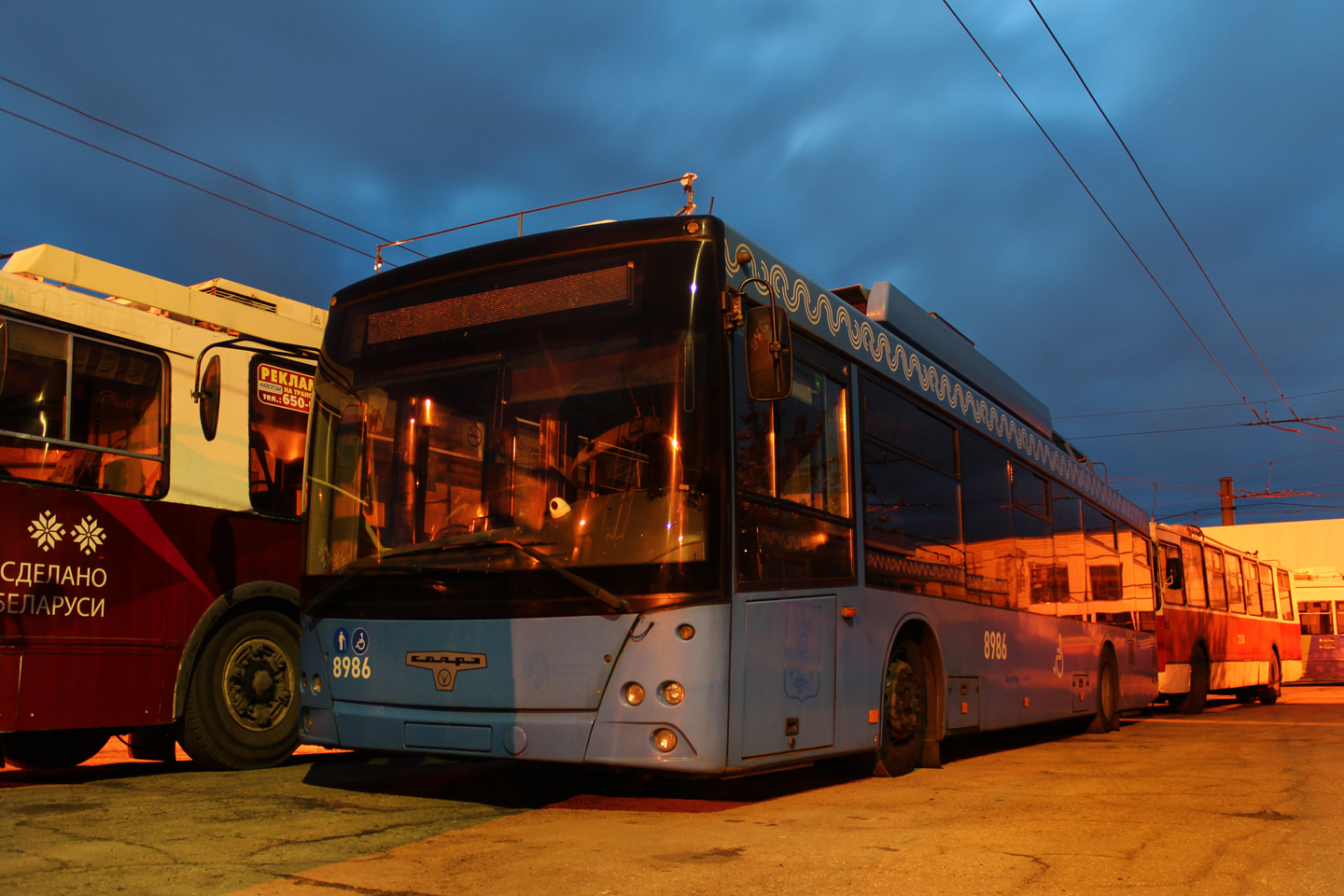 Саратов, СВАРЗ-МАЗ-6275 № 8986; Саратов — Поставка троллейбусов из Москвы — 2020