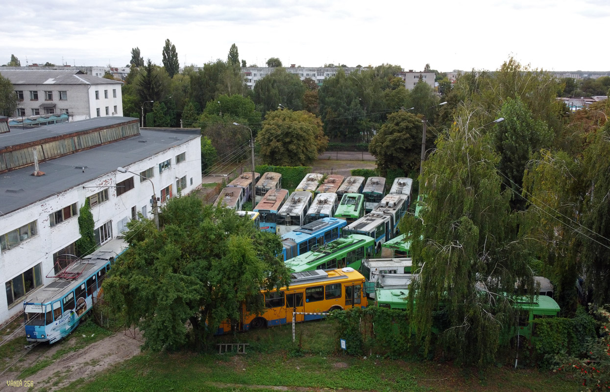 Zhytomyr — Decommissioned trolleybuses of Zhytomyr; Zhytomyr — Electric transport of Zhytomyr from a height