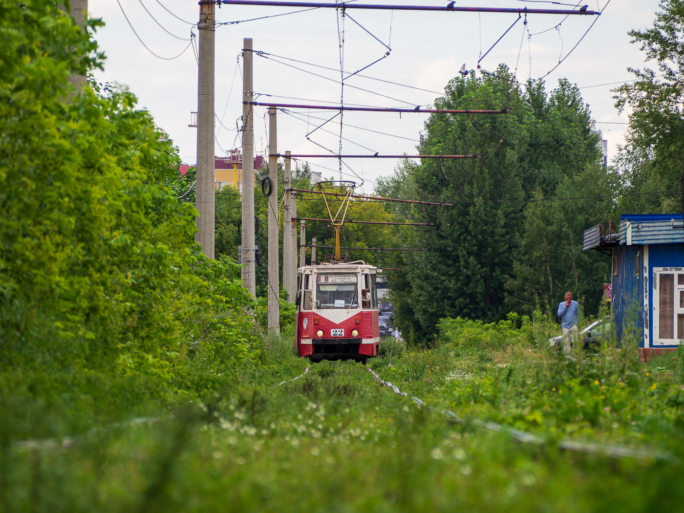 Омск — Трамвайные линии — Левый Берег Оми