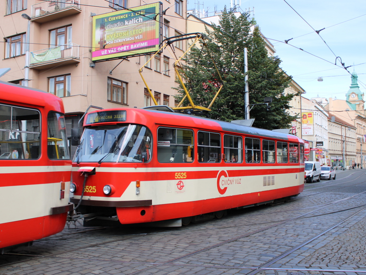 Прага, Tatra T3R.P № 5525