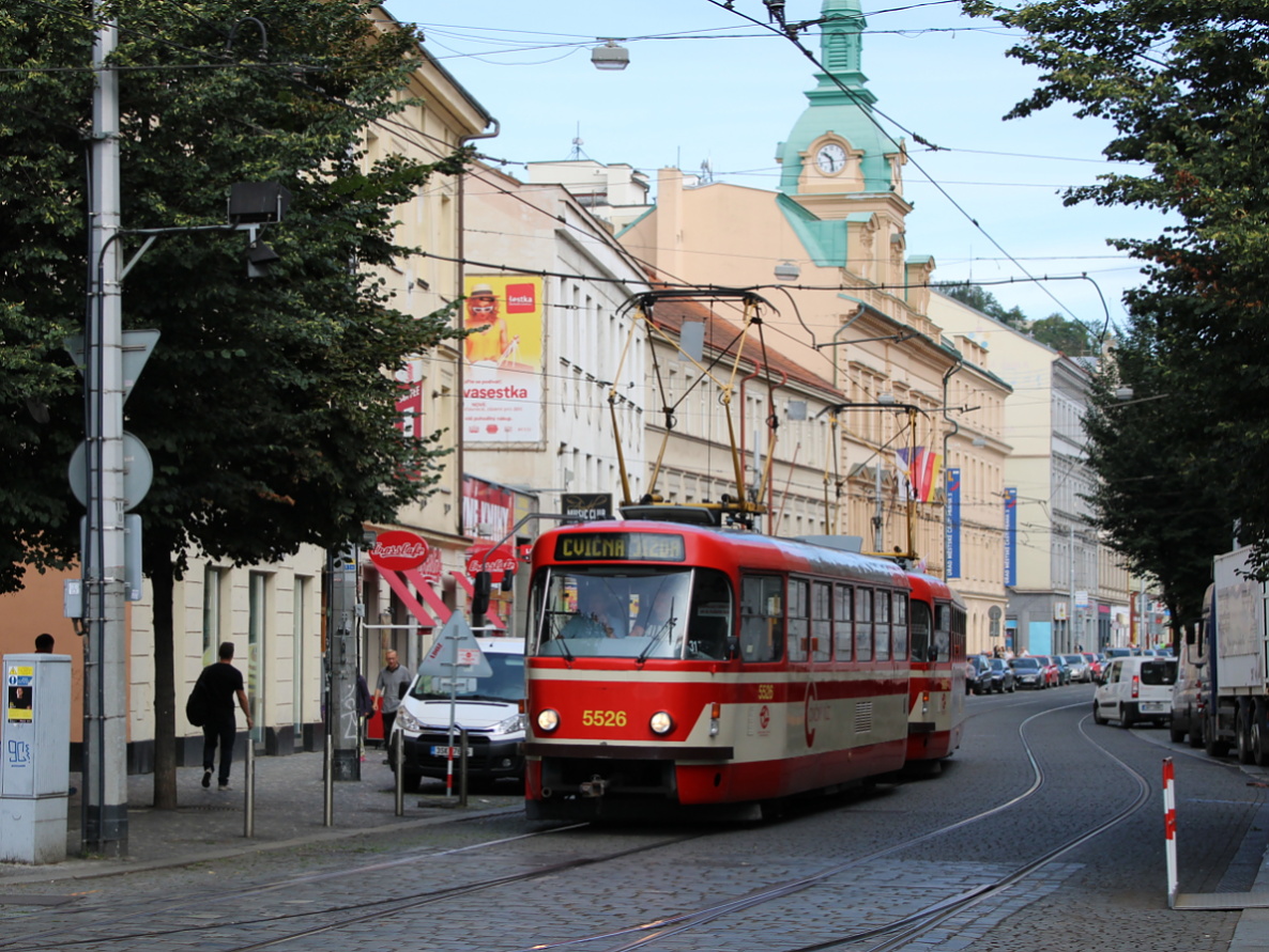 Прага, Tatra T3R.P № 5526