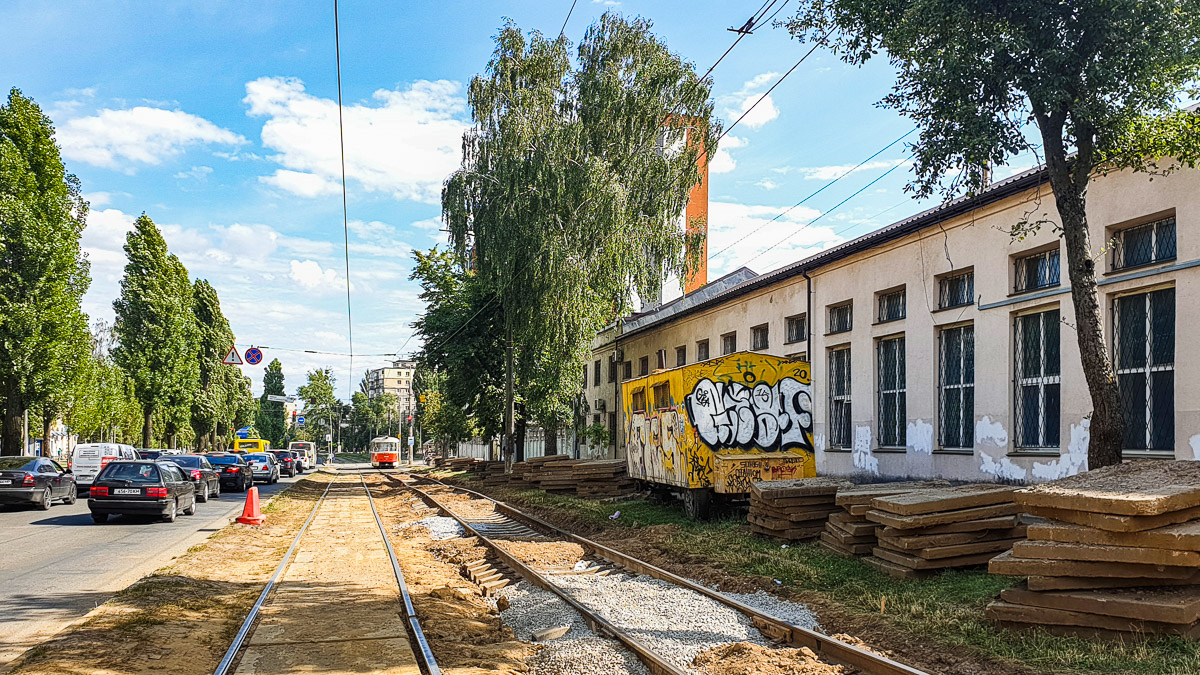 Kyjiw — Tramway lines: Podilske depot network — west, south