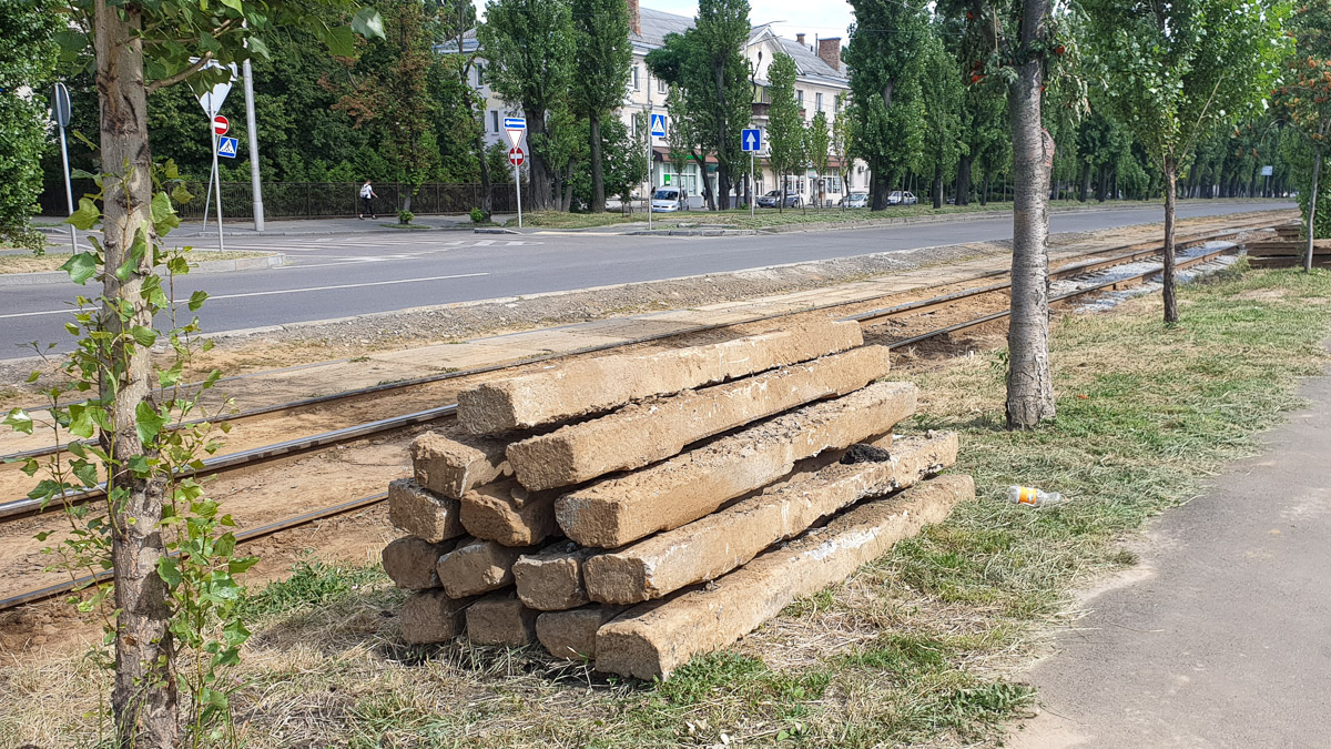 Kyiv — Tramway lines: Podilske depot network — west, south