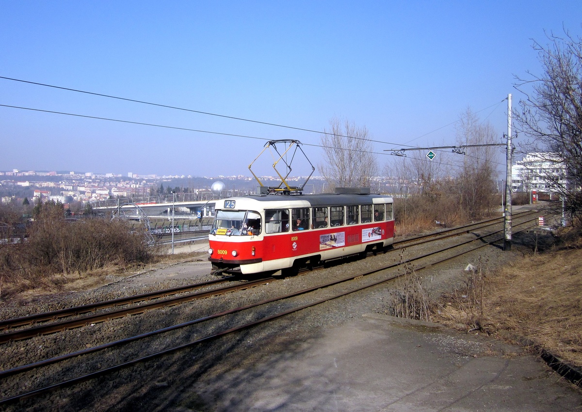 Прага, Tatra T3M2-DVC № 8009