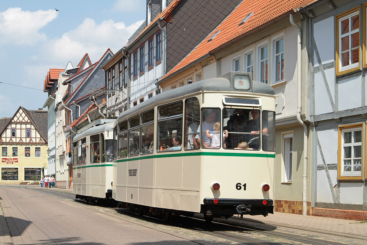 Хальберштадт, Gotha B2-62 № 61; Хальберштадт — Юбилей: 125 лет Хальберштадтскому трамваю (30.06.2012)
