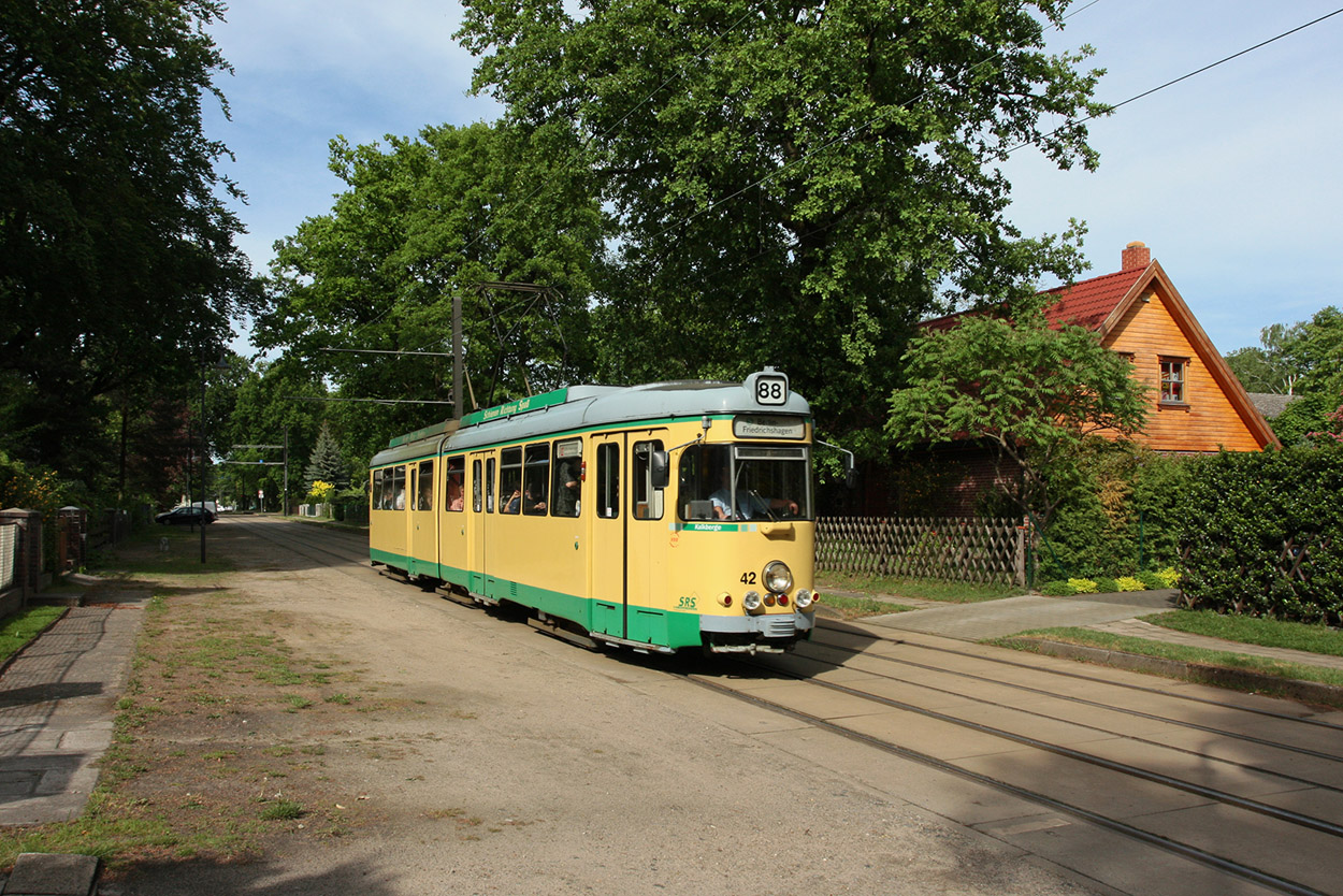 Schöneiche - Rüdersdorf, Duewag GT6ZR č. 42