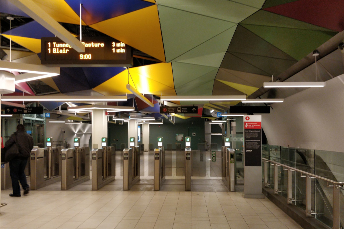 Оттава — Линия 1 (Confederation Line) — Линия лёгкого метро — Станции