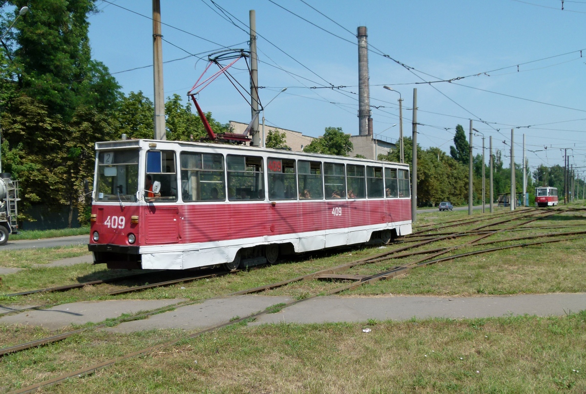 Кривой Рог, 71-605 (КТМ-5М3) № 409; Кривой Рог — Трамвайные и троллейбусные линии и кольца