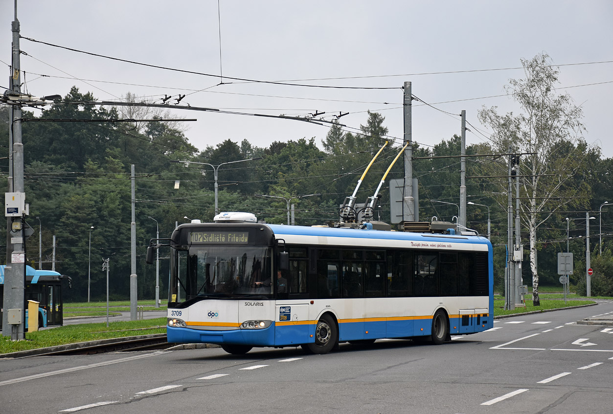 Острава, Solaris Trollino II 12 AC № 3709