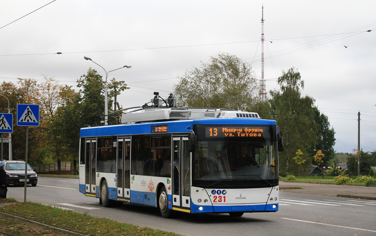 Витебск, МАЗ-203Т70 № 231; Витебск — Троллейбусные маршруты с использованием автономного хода