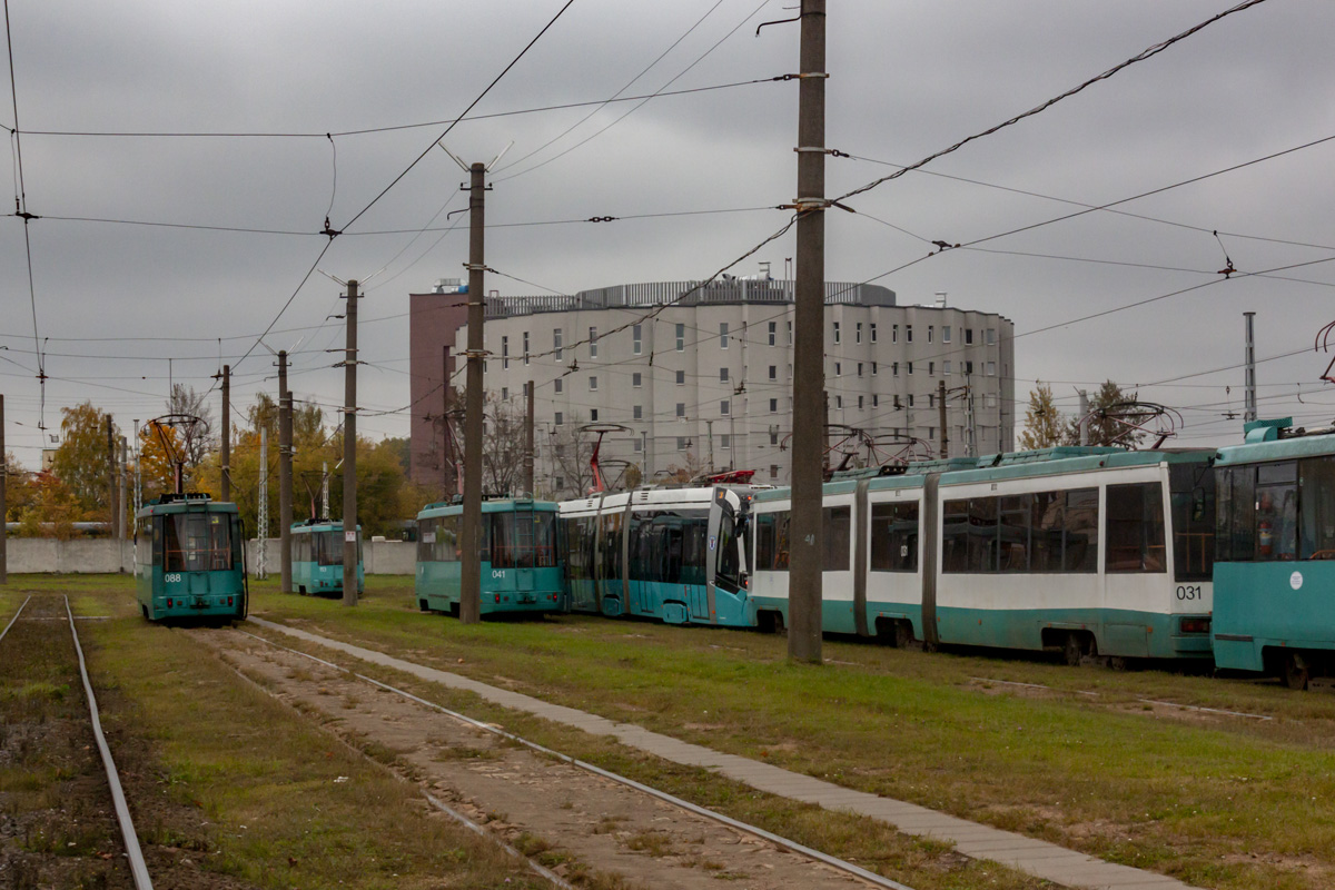 Minsk, Stadler B85300М “Metelitsa” # 168; Minsk — Tramway park