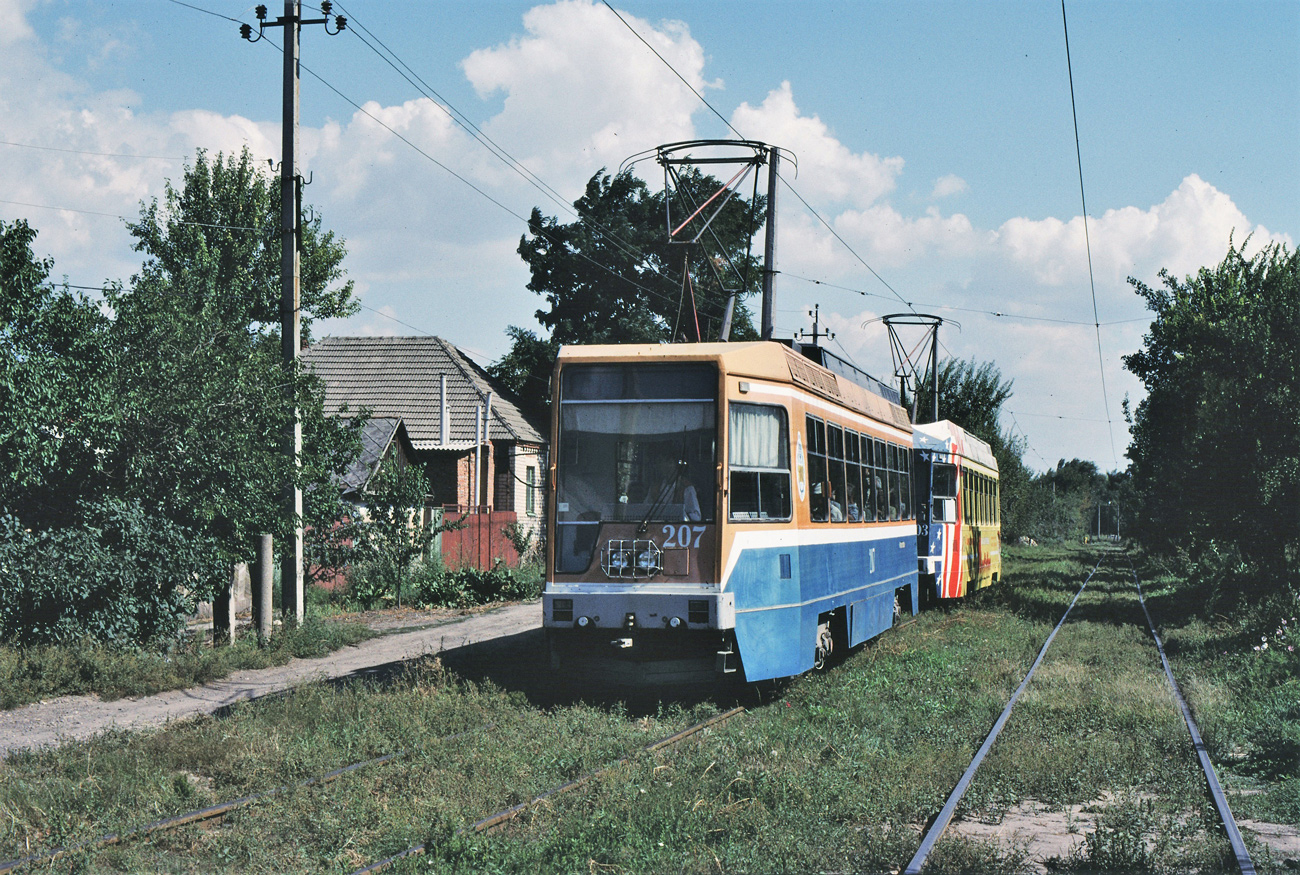Луганск, ЛТ-10 № 207; Луганск — Заказная поездка 27.08.2001 на трамвайных вагонах ЛТ-10