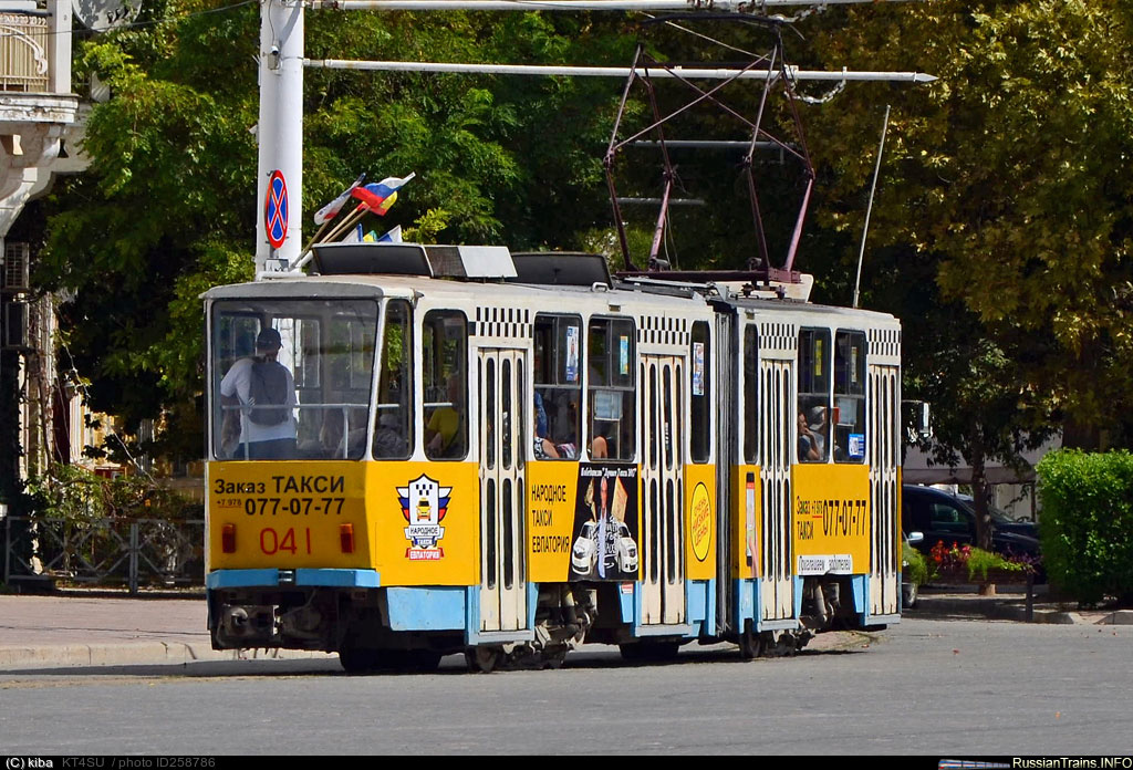 Евпатория, Tatra KT4SU № 041