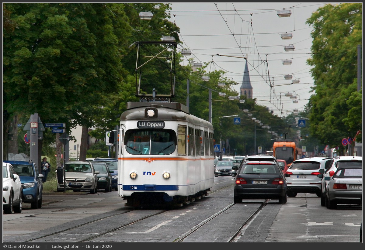 Rhein-Neckar, Duewag ET6 № 1018