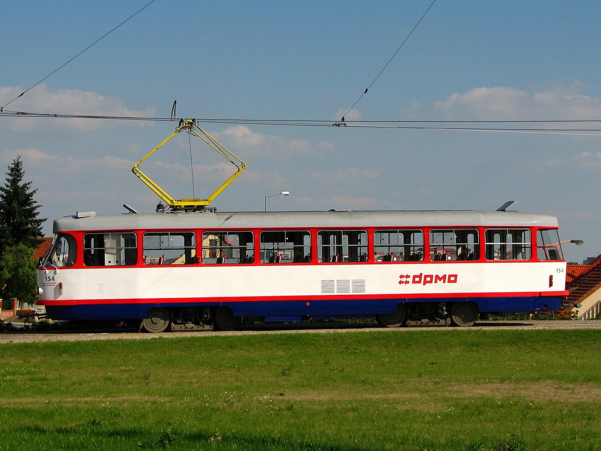 Оломоуц, Tatra T3R.P № 154