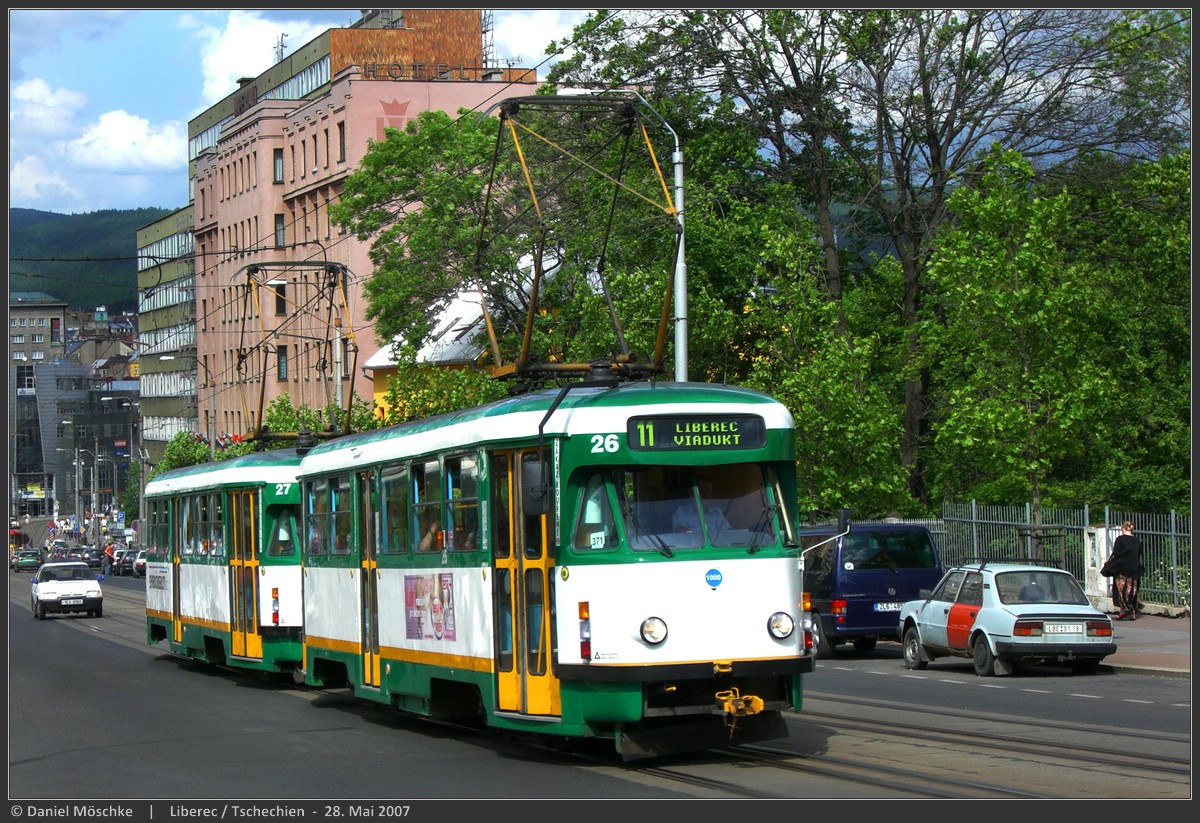 Liberec - Jablonec nad Nysą, Tatra T2R Nr 26