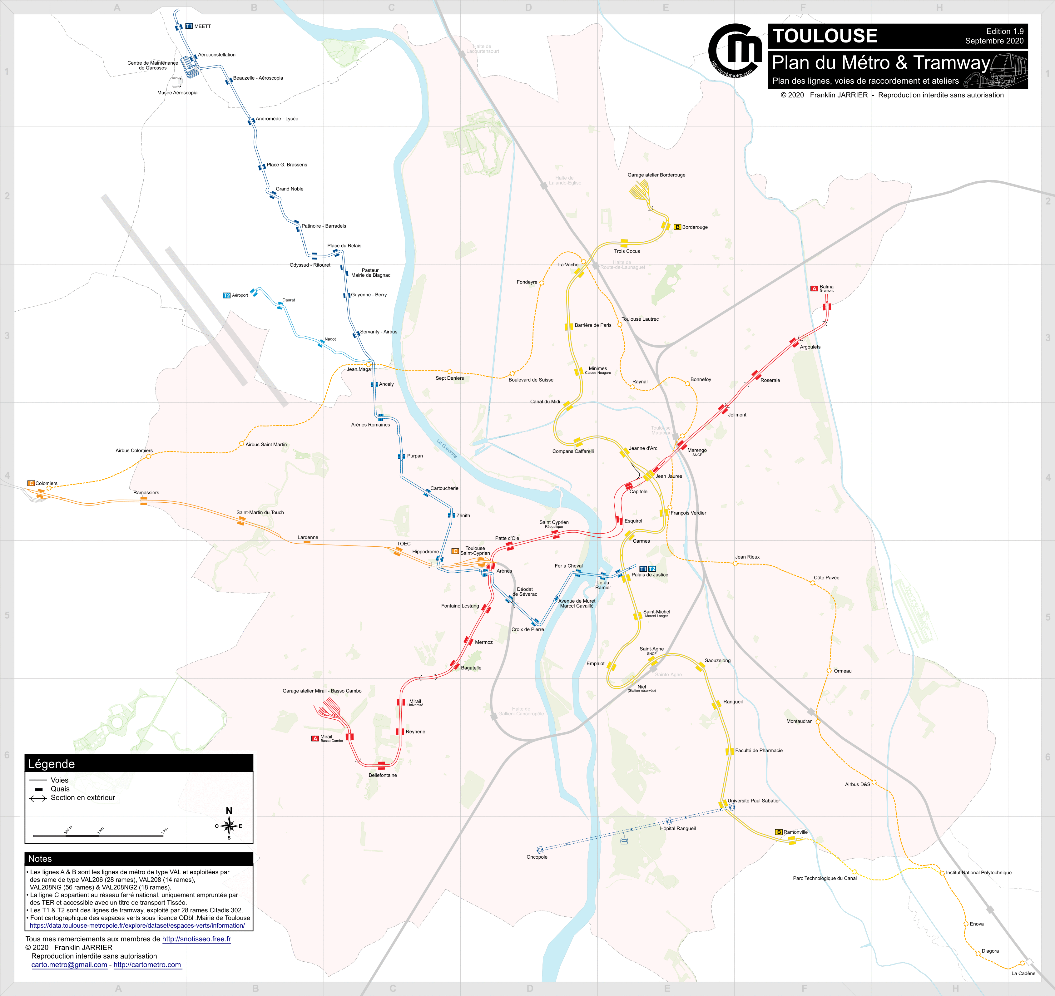Toulouse — Maps