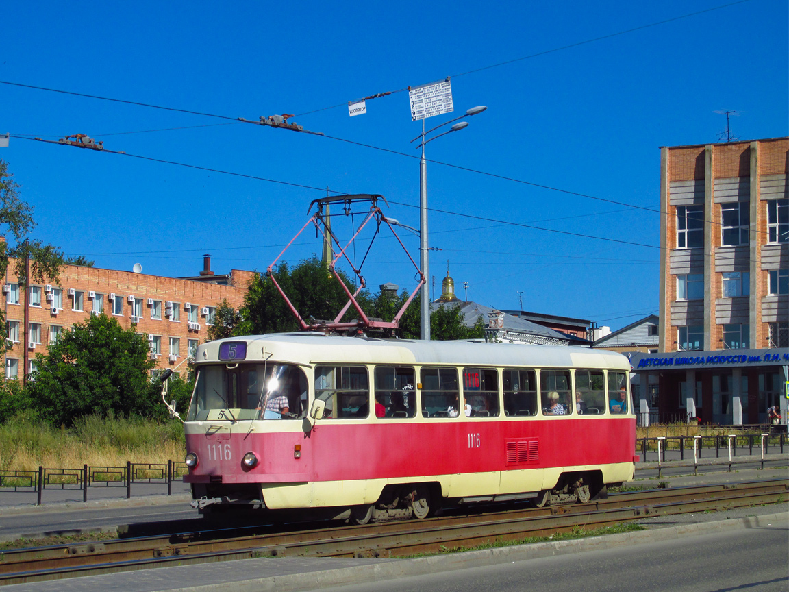 Ижевск, Tatra T3SU (двухдверная) № 1116