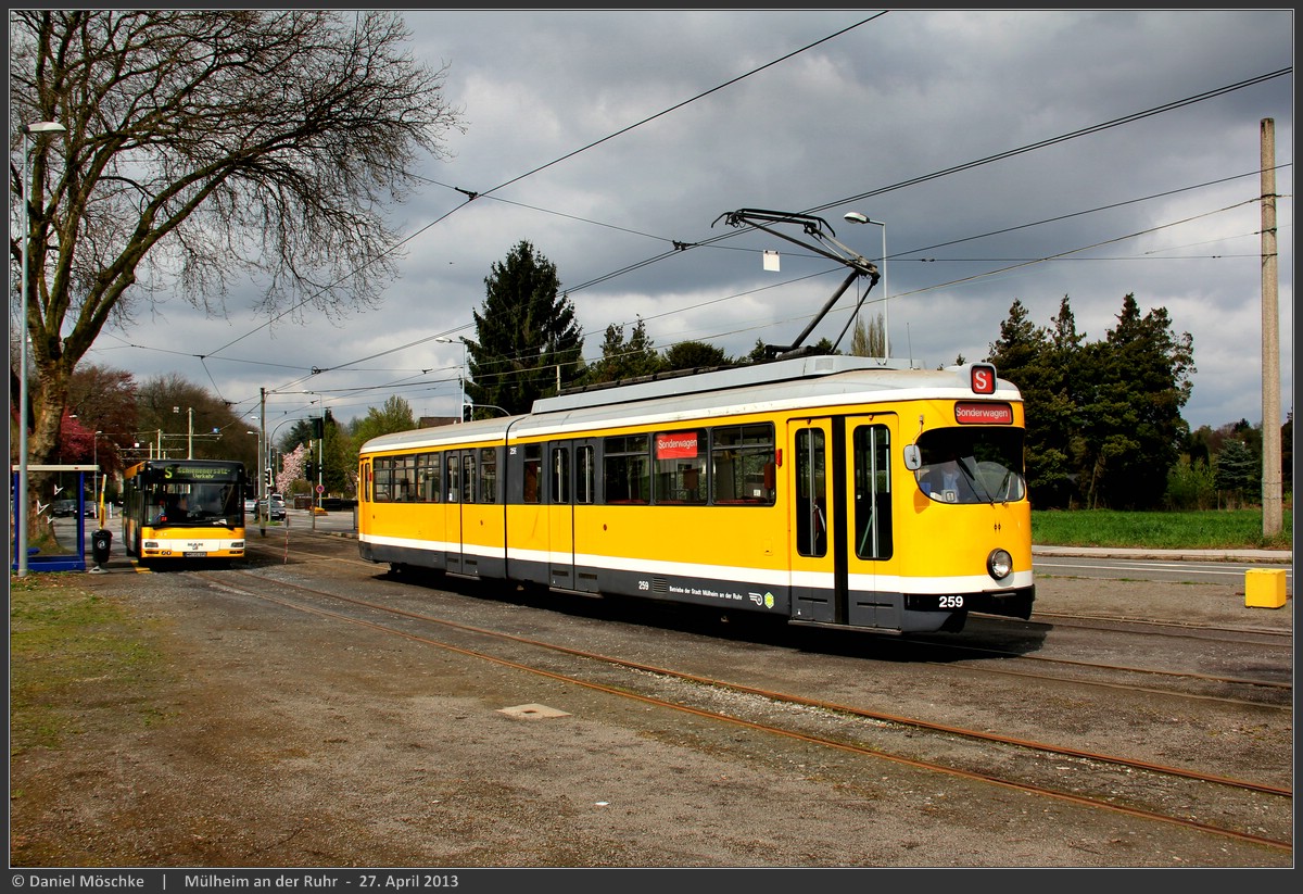 Essen - Mülheim an der Ruhr, Duewag GT6 # 259