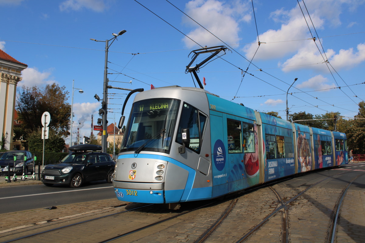 Wrocław, Škoda 16T Elektra nr. 3012