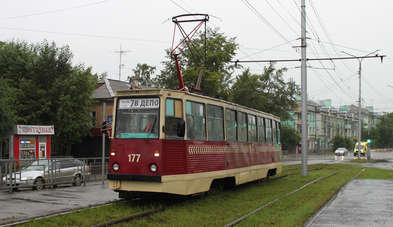 Krasnojarsk, 71-605 (KTM-5M3) č. 177