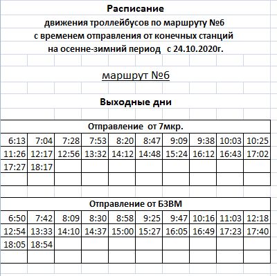 Балаково — Расписания движения троллейбусов