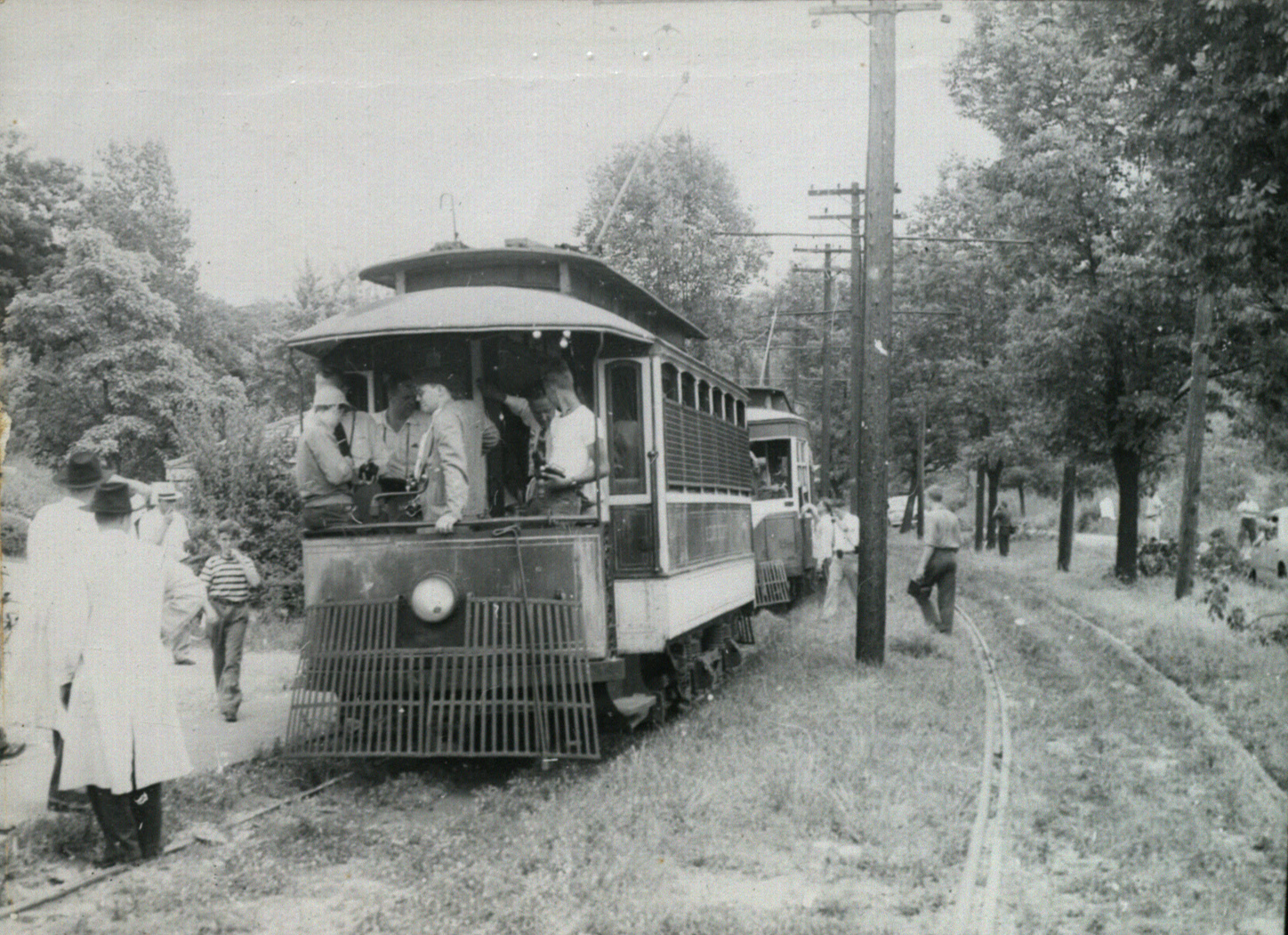 Ковингтон, Двухосный моторный Brownell № Kentucky; Ковингтон — Special Railfans Trip on July 18, 1950