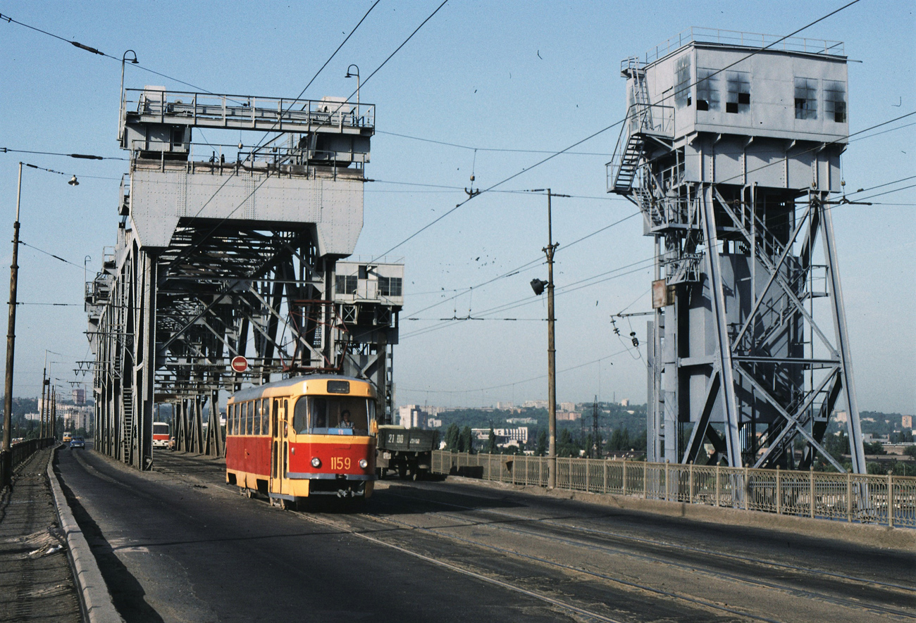 Dnipro, Tatra T3SU (2-door) č. 1159; Dnipro — Old photos: Shots by foreign photographers