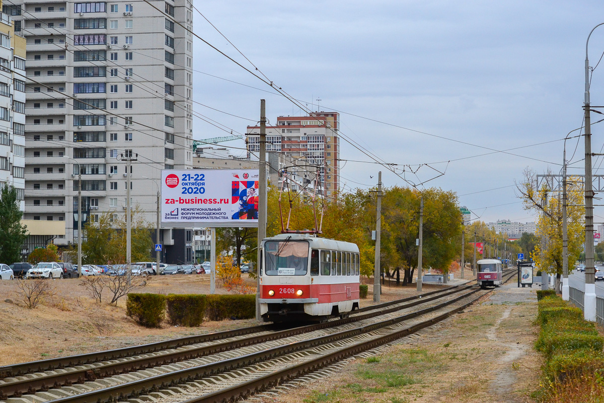 Волгоград, Tatra T3SU мод. ВЗСМ № 2608