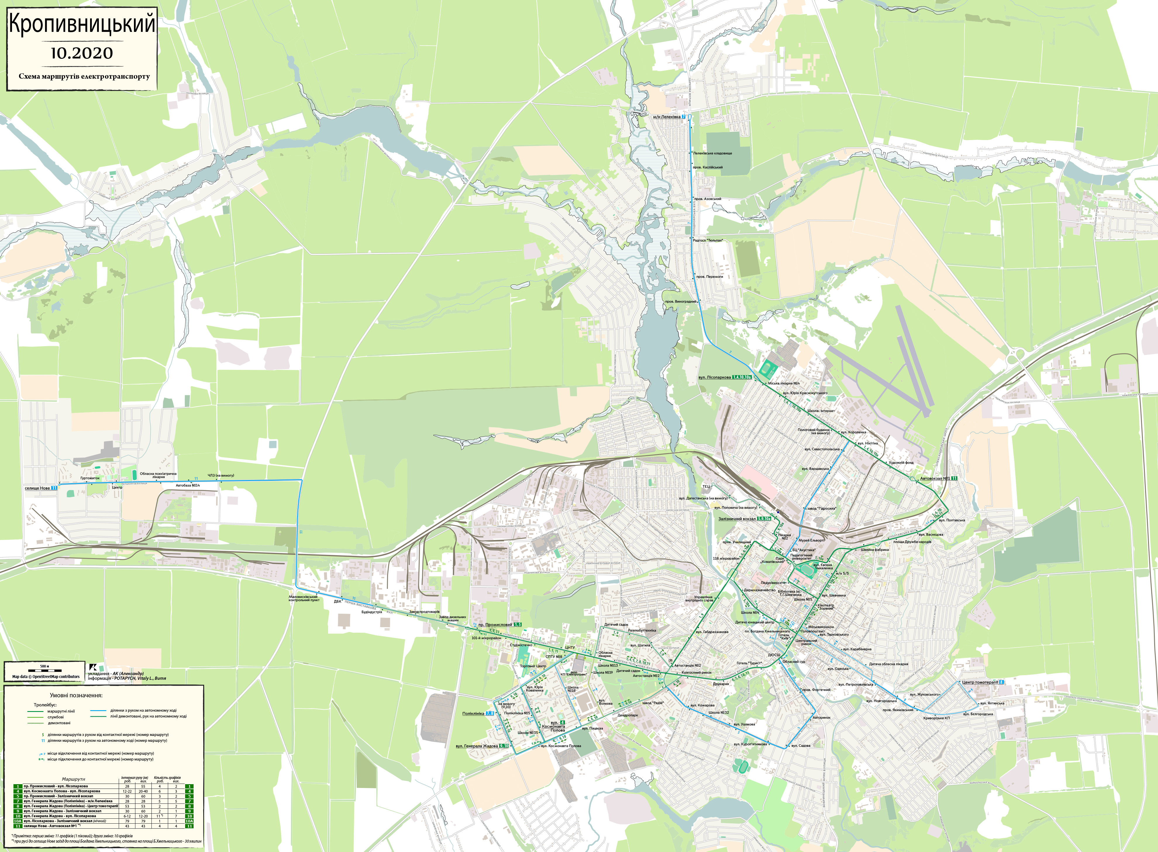 Kropyvnytskyi — Maps