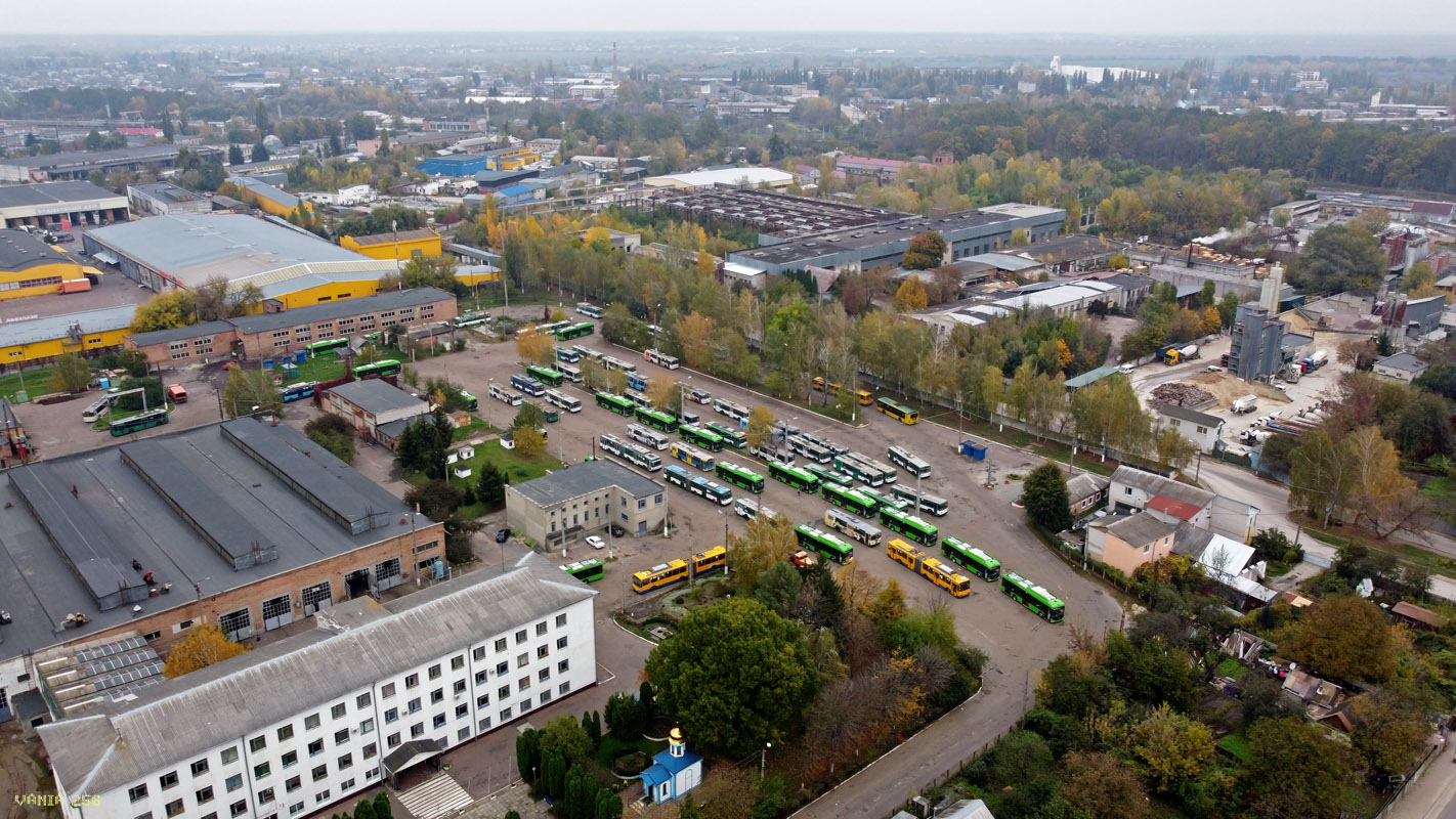 Zhytomyr — Electric transport of Zhytomyr from a height