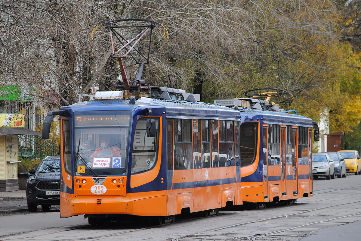 斯摩棱斯克, 71-623-00 # 252; 斯摩棱斯克 — Shuttle traffic of trams during the repair of Nikolaev Street