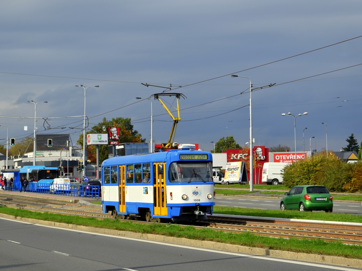 Острава, Tatra T3R.P № 1008