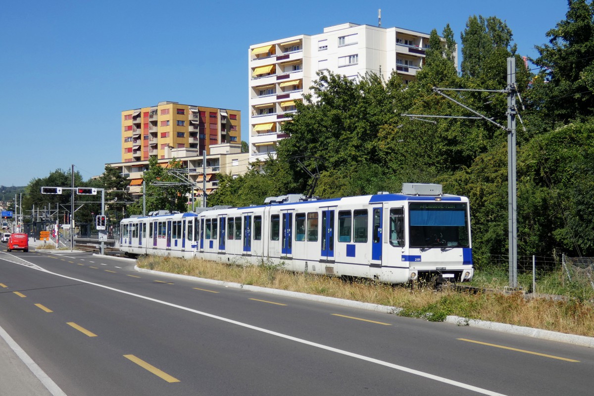 Lausanne, Duewag/Vevey/ABB Be 4/6 Nr 201