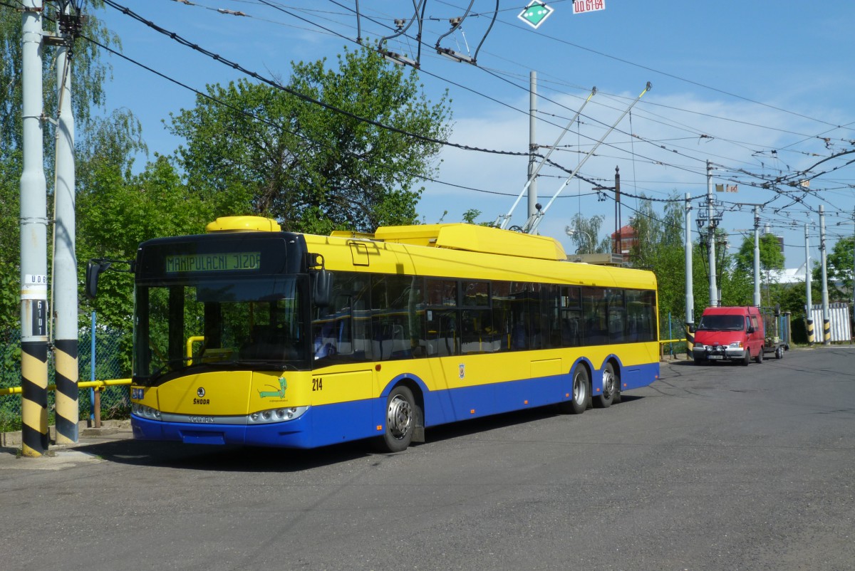 Теплице, Škoda 28Tr Solaris III № 214