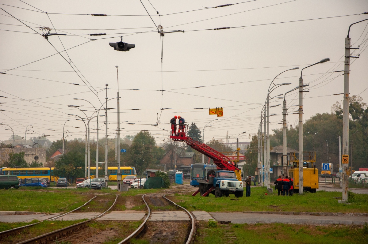 Kijevas — Electric power service; Kijevas — Miscellaneous photos; Kijevas — Tramway lines: Rapid line