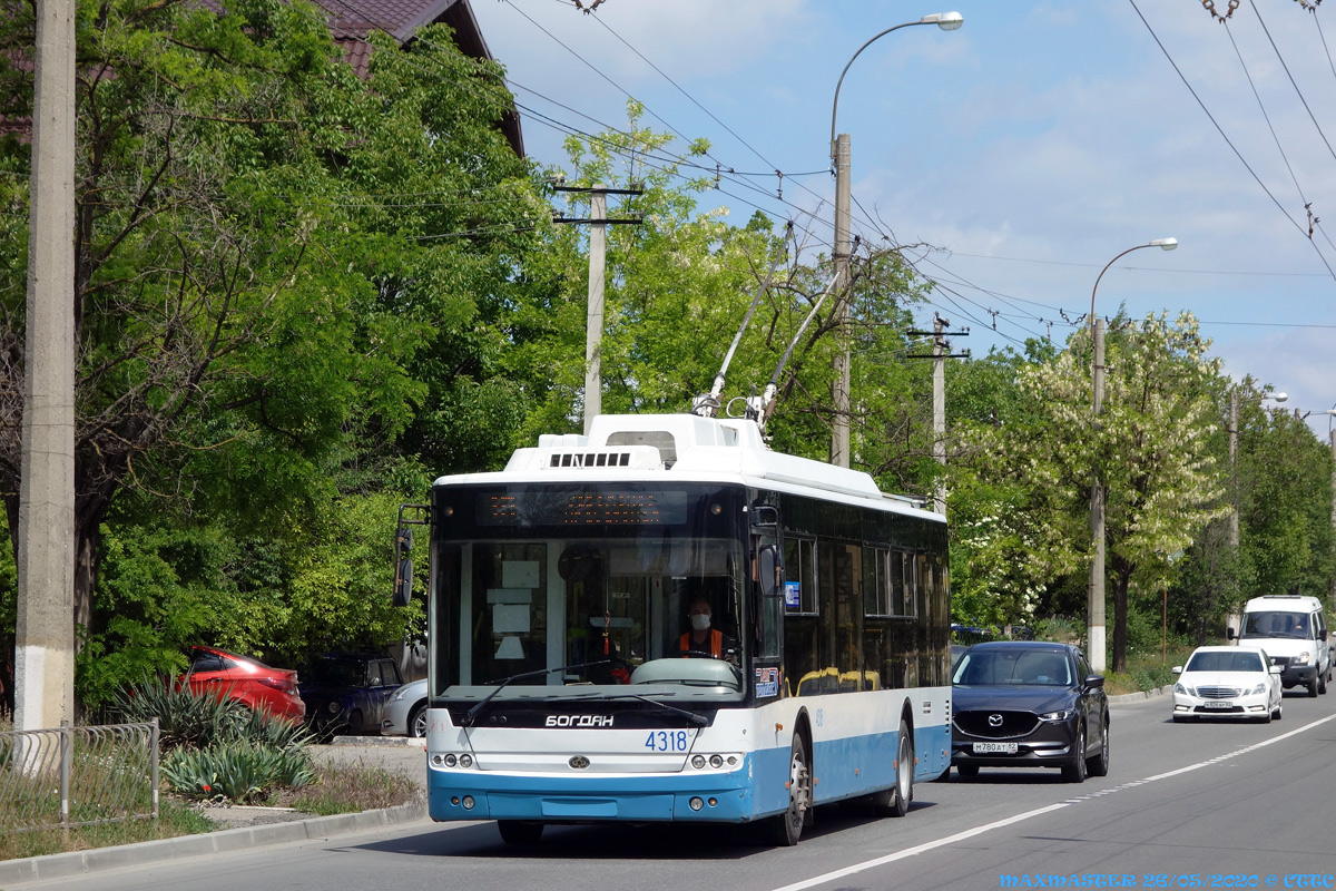 Крымский троллейбус, Богдан Т70110 № 4318